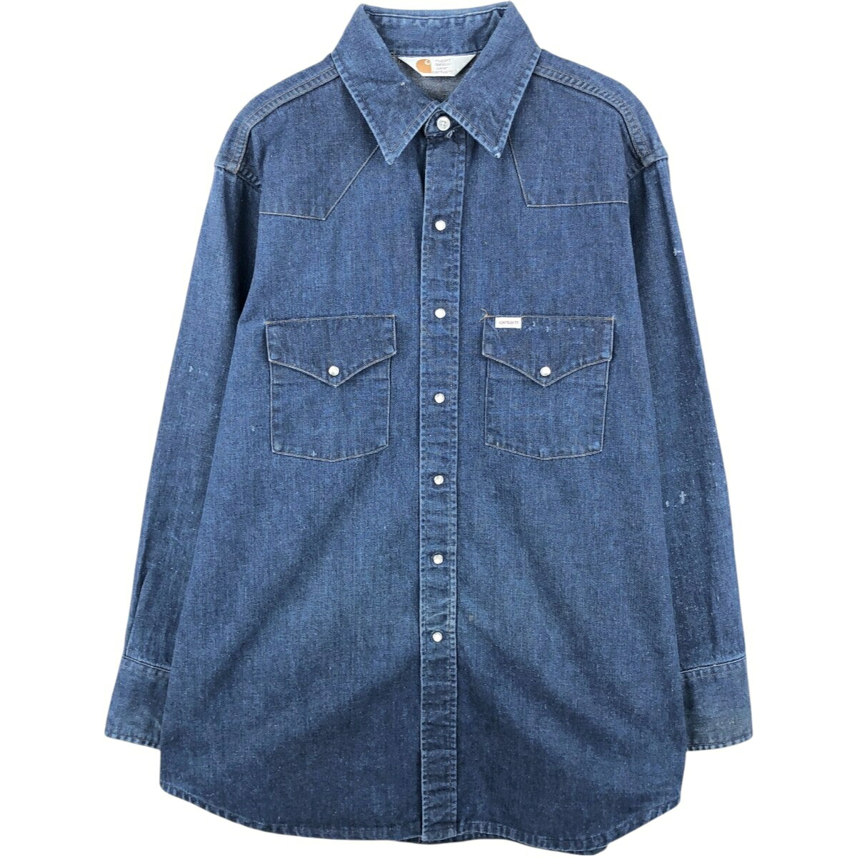 Carhartt/カーハート 長袖 デニムウエスタンシャツ