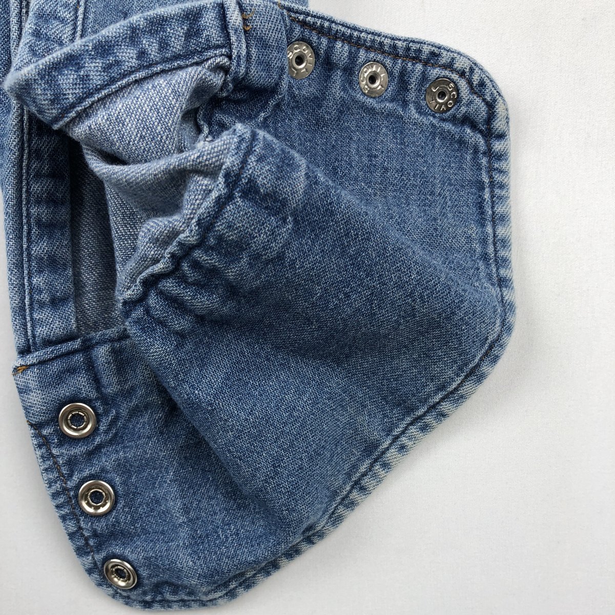古着 70～80年代 リーバイス Levis 60649-1117 オレンジタブ 長袖 デニムウエスタンシャツ USA製 メンズM相当 ヴィンテージ /eaa662791 【中古】 【260811】