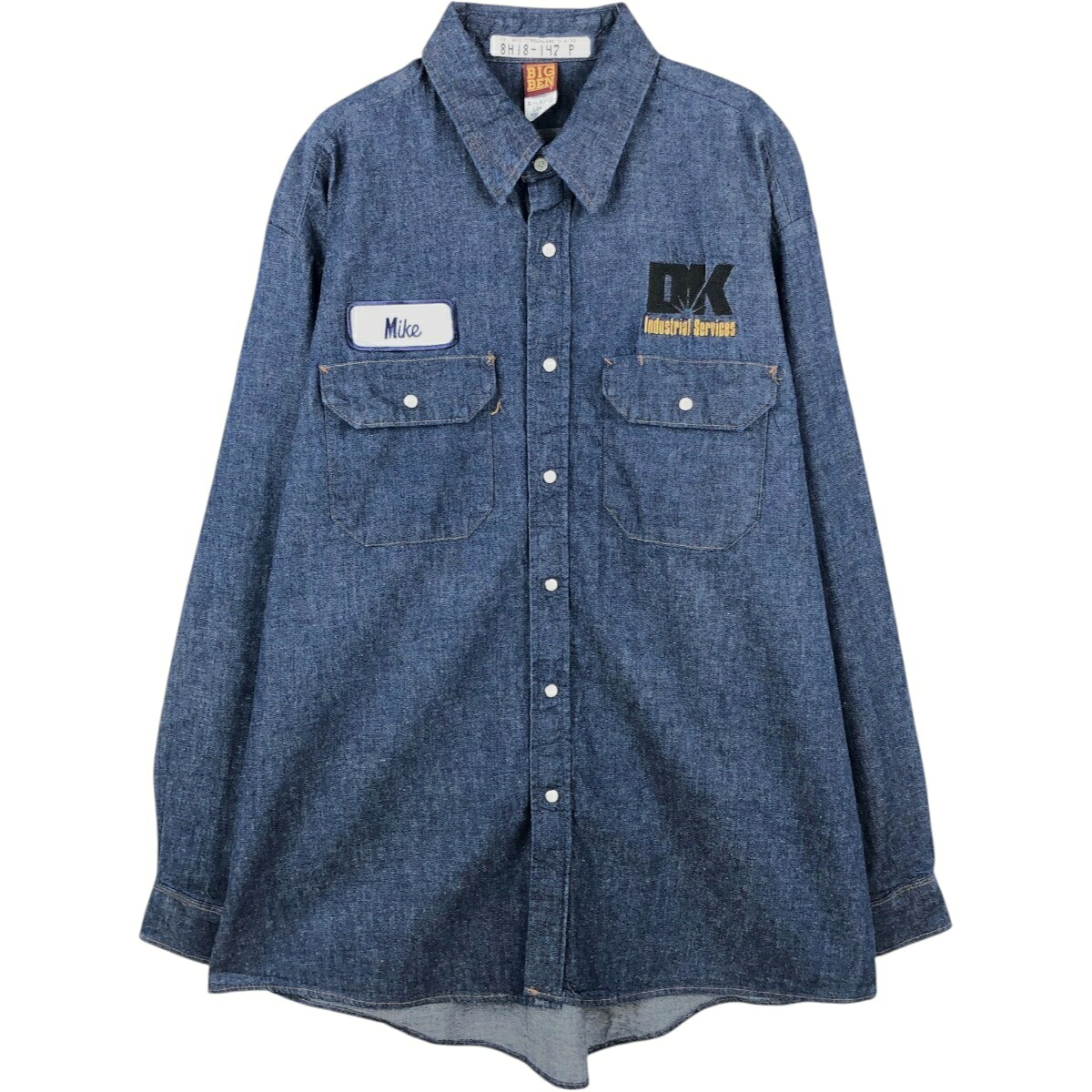 BIGBEN/ビッグベン 長袖 デニムシャツ
