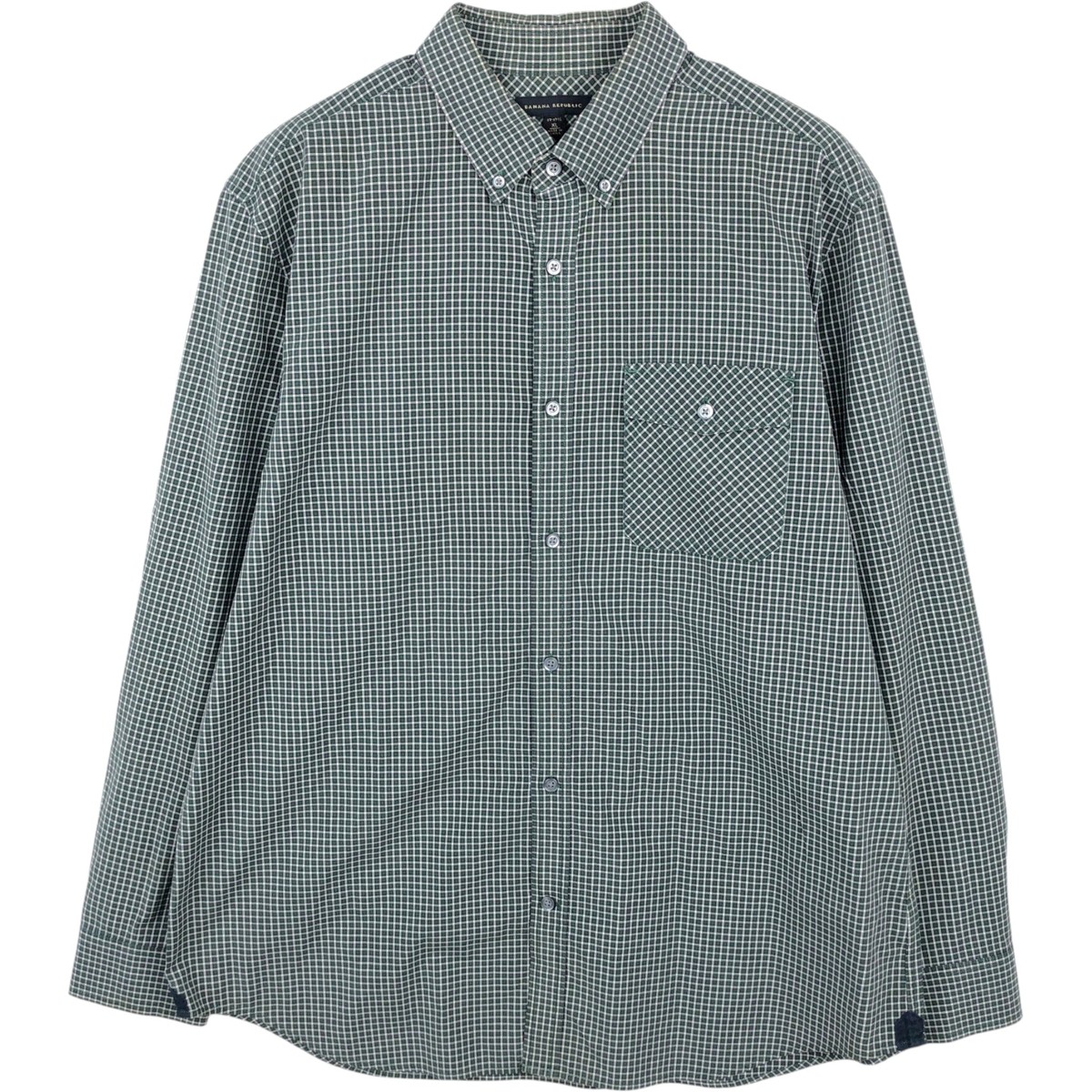 BANANA REPUBLIC/バナナリパブリック 長袖 ボタンダウンチェックシャツ