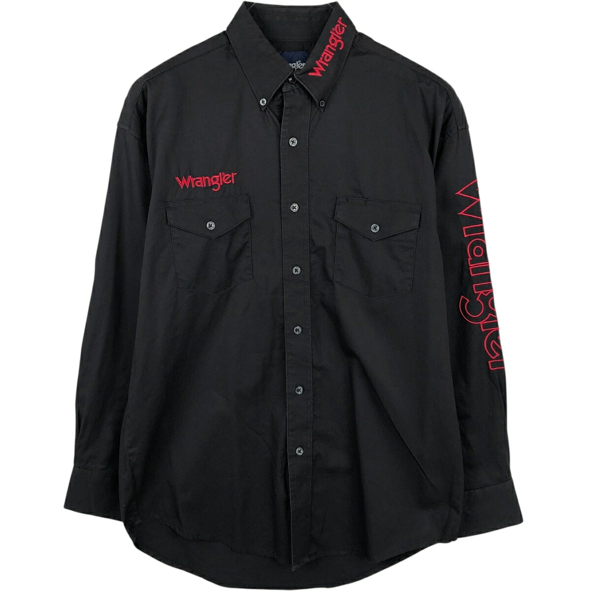 Wrangler/ラングラー 長袖 ボタンダウンシャツ