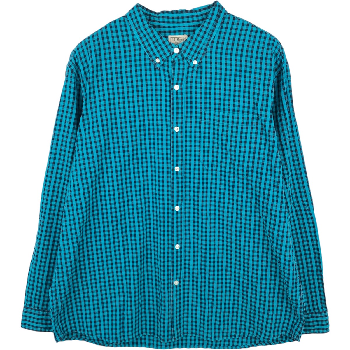 L.L.Bean/エルエルビーン Traditional Fit 長袖 ボタンダウンチェックシャツ