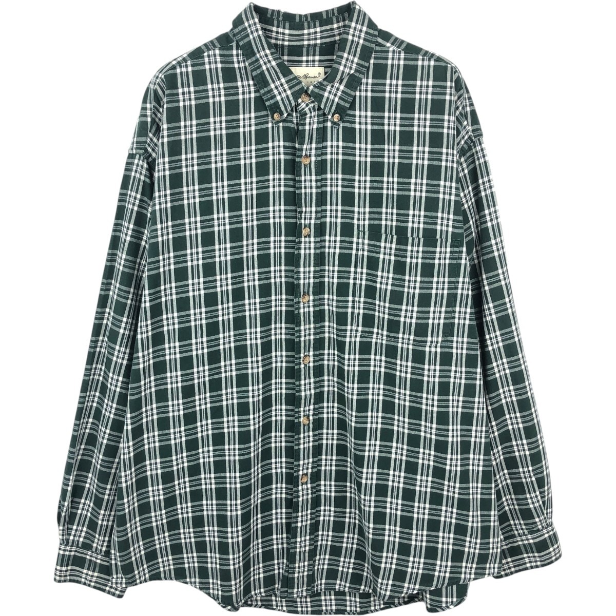 Eddie Bauer/エディーバウアー 長袖 ボタンダウンチェックシャツ