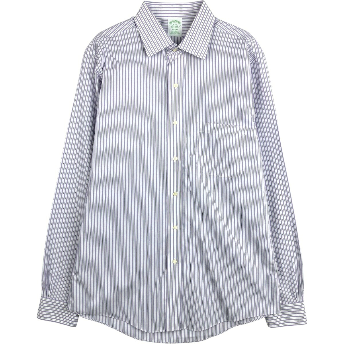 Brooks Brothers/ブルックスブラザーズ Est.1818 長袖 コットンストライプシャツ