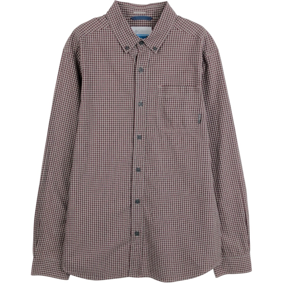 Columbia/コロンビア 長袖 ボタンダウンチェックシャツ
