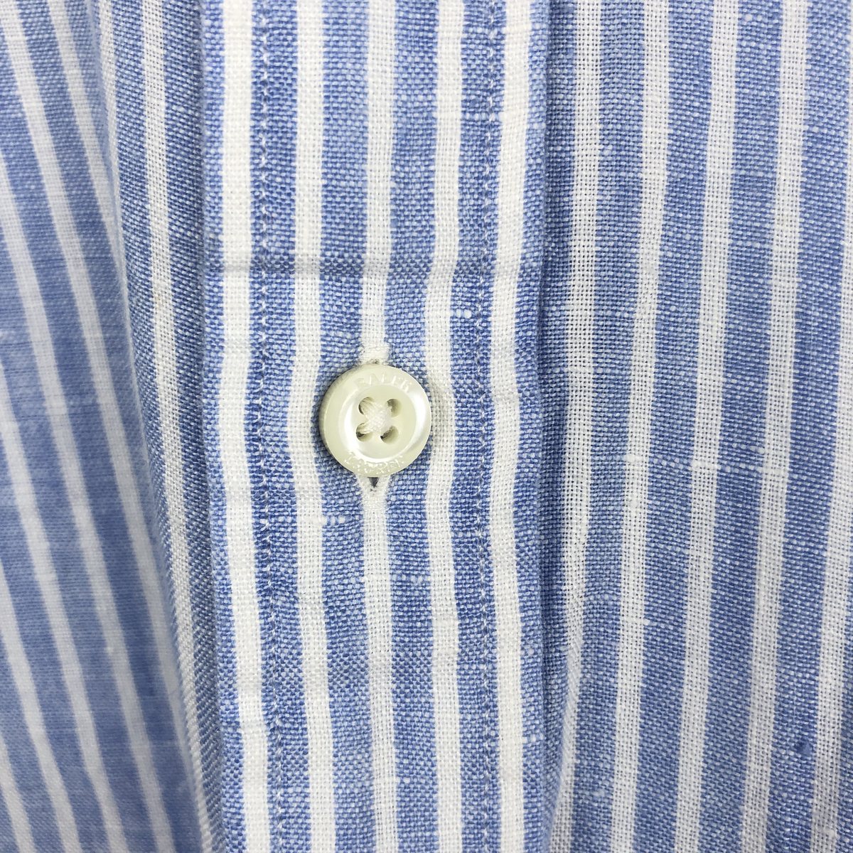 古着 ラルフローレン Ralph Lauren ストライプ柄 長袖 リネン ボタンダウンシャツ メンズXL相当 /eaa662893 【中古】 【260824】