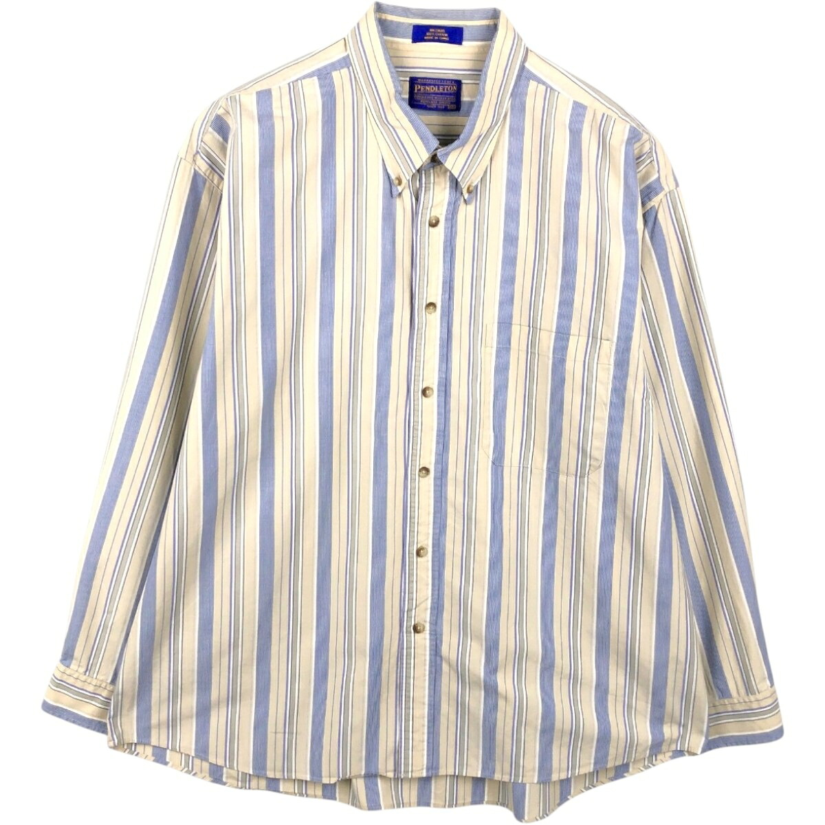 PENDLETON/ペンドルトン 長袖 ボタンダウンストライプシャツ