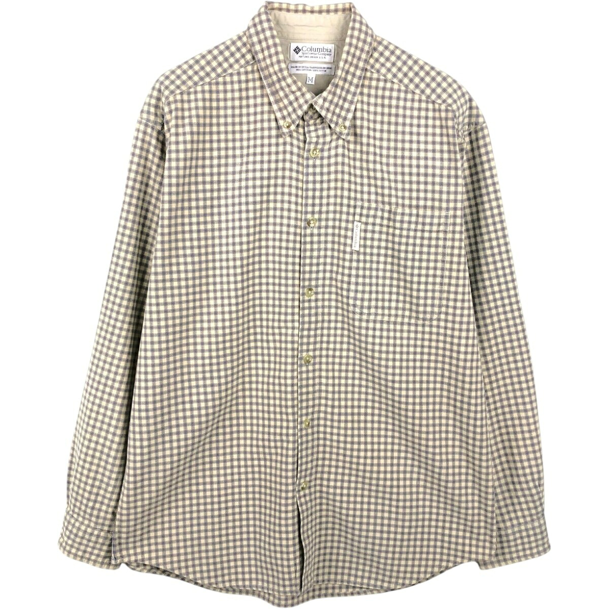 Columbia/コロンビア 長袖 ボタンダウンチェックシャツ