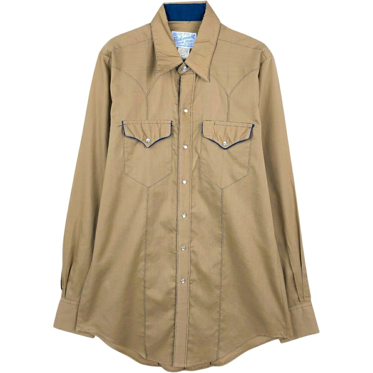 Rockmount Ranch Wear 長袖 ウエスタンシャツ