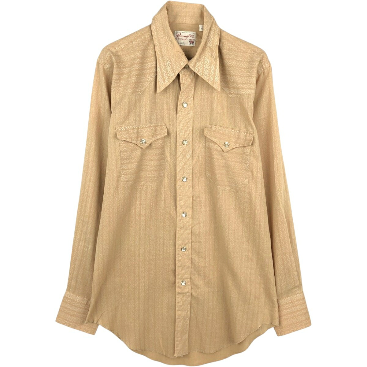 Wrangler/ラングラー 長袖 ウエスタンシャツ
