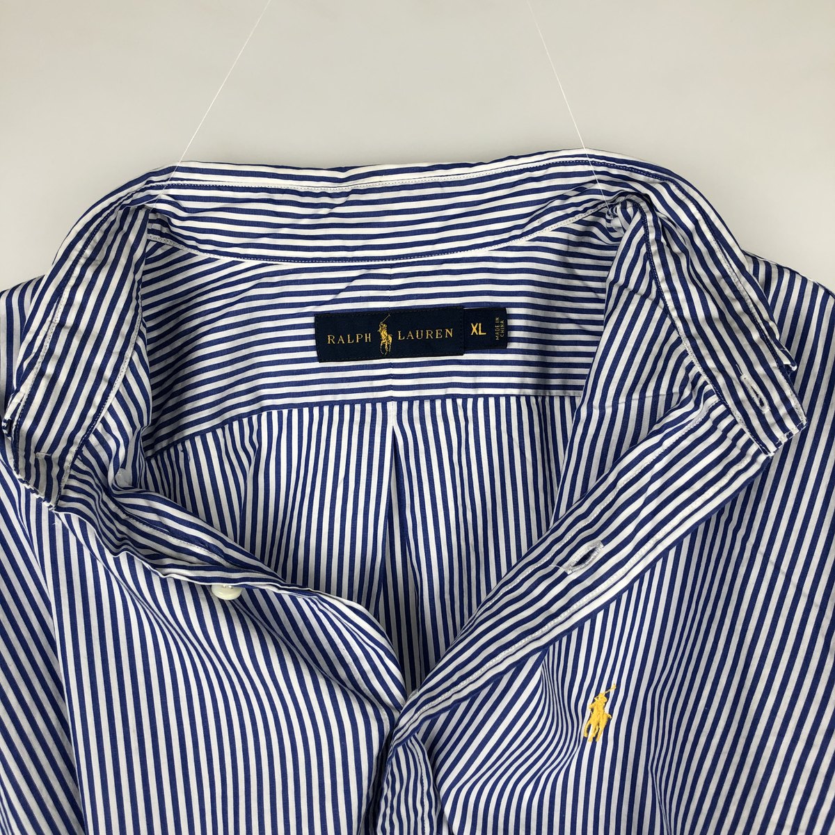 古着 ラルフローレン Ralph Lauren 長袖 ボタンダウンストライプシャツ メンズXL相当 /eaa663245 【中古】 【260814】