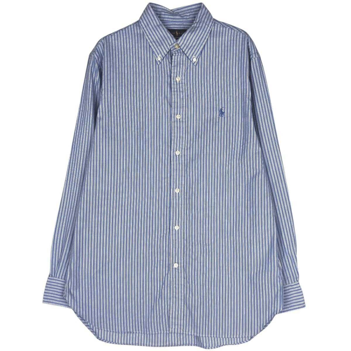 Ralph Lauren/ラルフローレン SLIM FIT 長袖 ボタンダウンストライプシャツ
