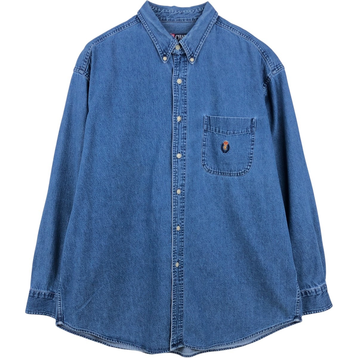 Ralph Lauren/ラルフローレン CHAPS チャップス 長袖 ボタンダウンデニムシャツ
