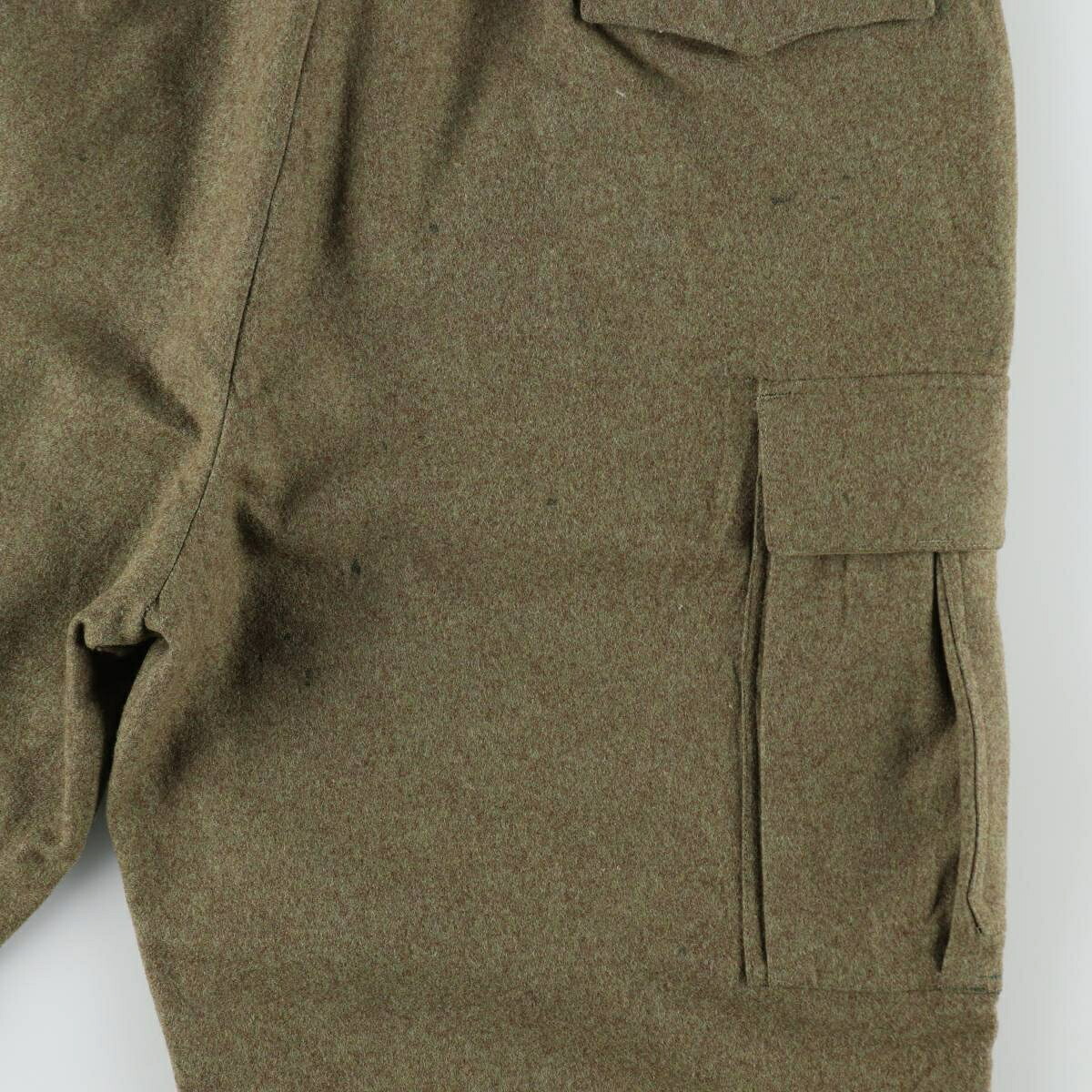 古着 ビッグサイズ 60年代 ドイツ軍 ダブルニー ミリタリー カーゴパンツ メンズw40相当 ヴィンテージ /eaa663383 【中古】 【260731】