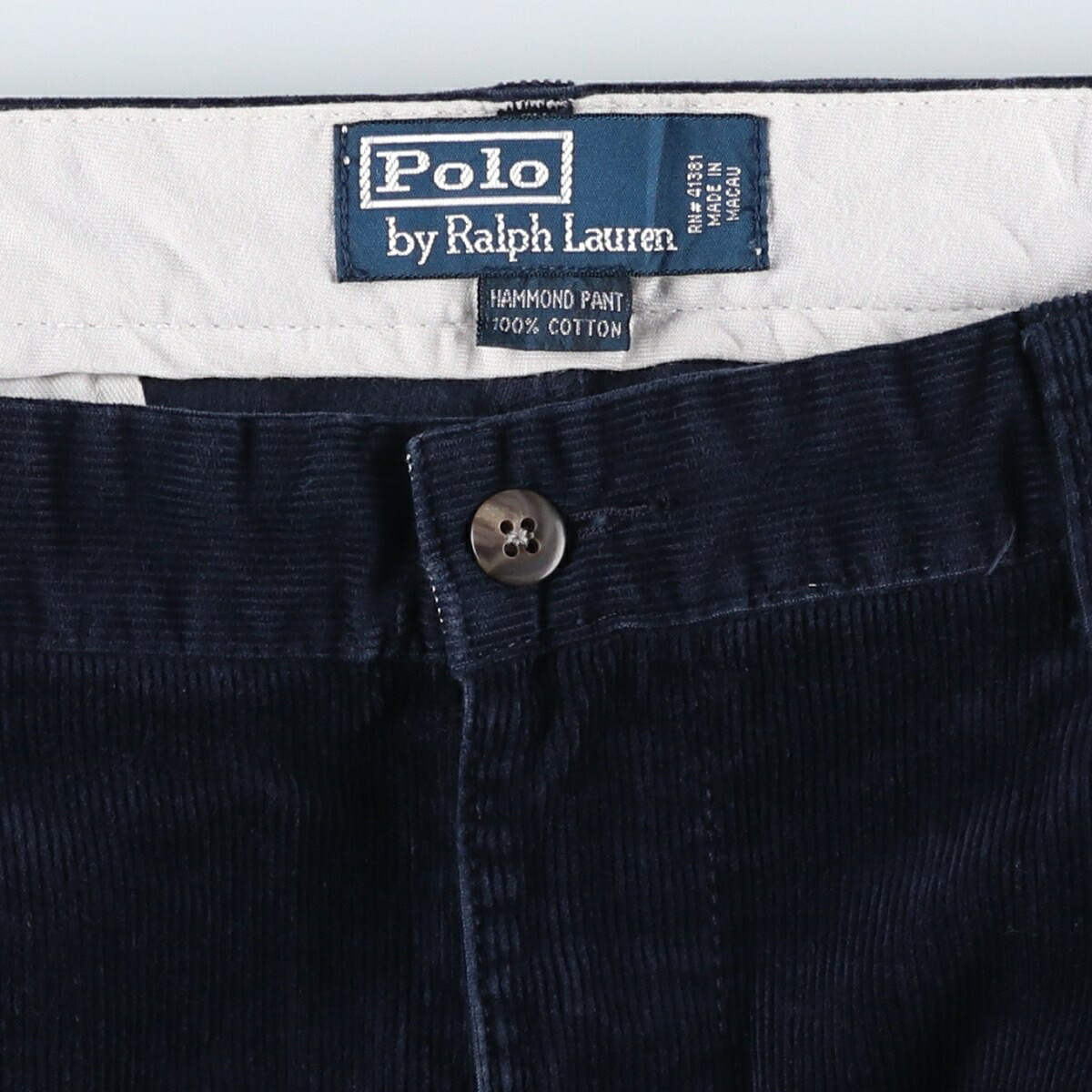 古着 ラルフローレン Ralph Lauren POLO by Ralph Lauren HAMOND PANT ツータック コーデュロイパンツ メンズw35相当 /eaa663690 【中古】 【260729】