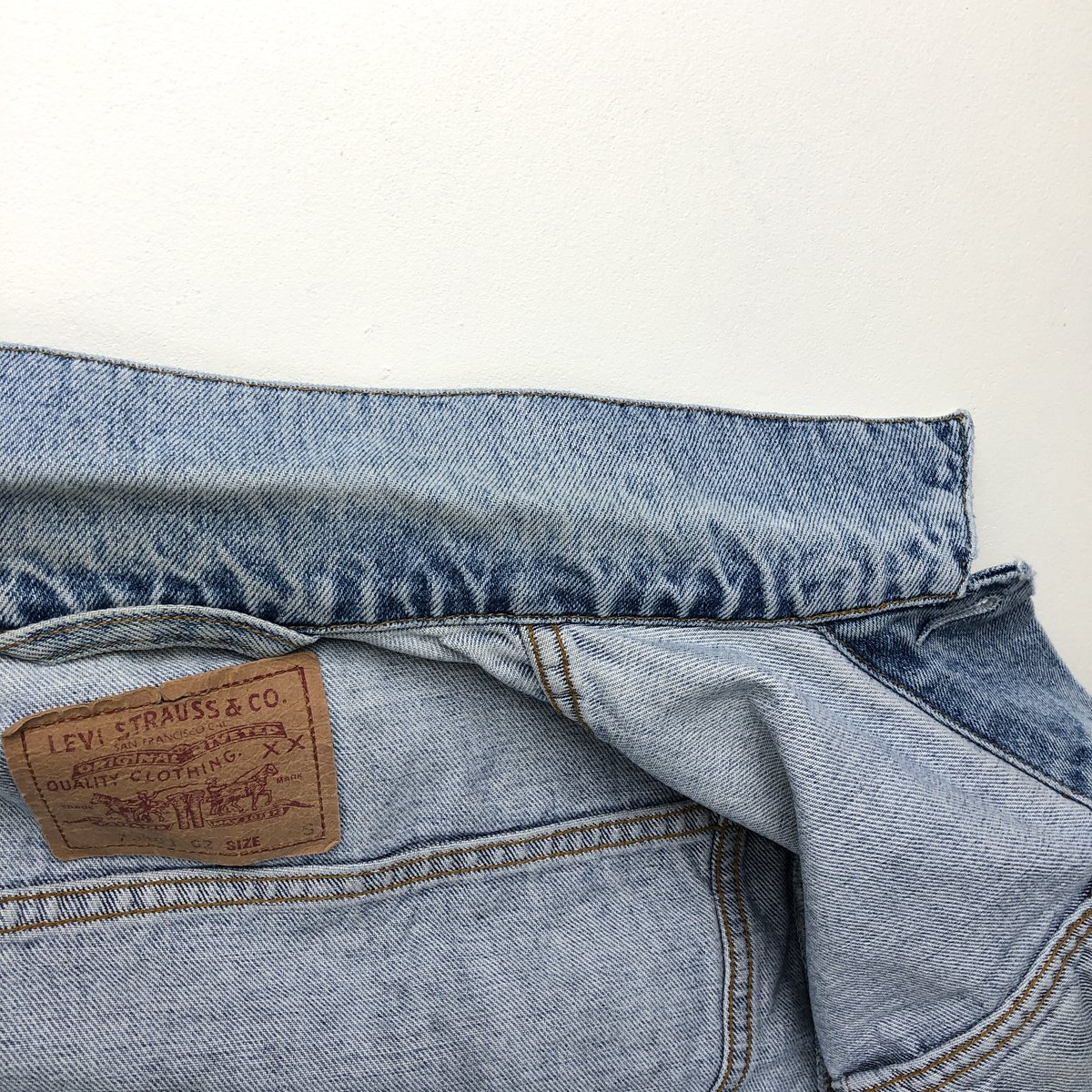 古着 90年代 リーバイス Levis 70503-02 ユーロモデル デニムジャケット Gジャン メンズS相当 ヴィンテージ /eaa663767 【中古】 【260815】