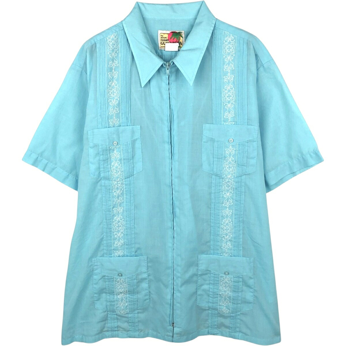 GUAYABERA 半袖 メキシカンシャツ キューバシャツ