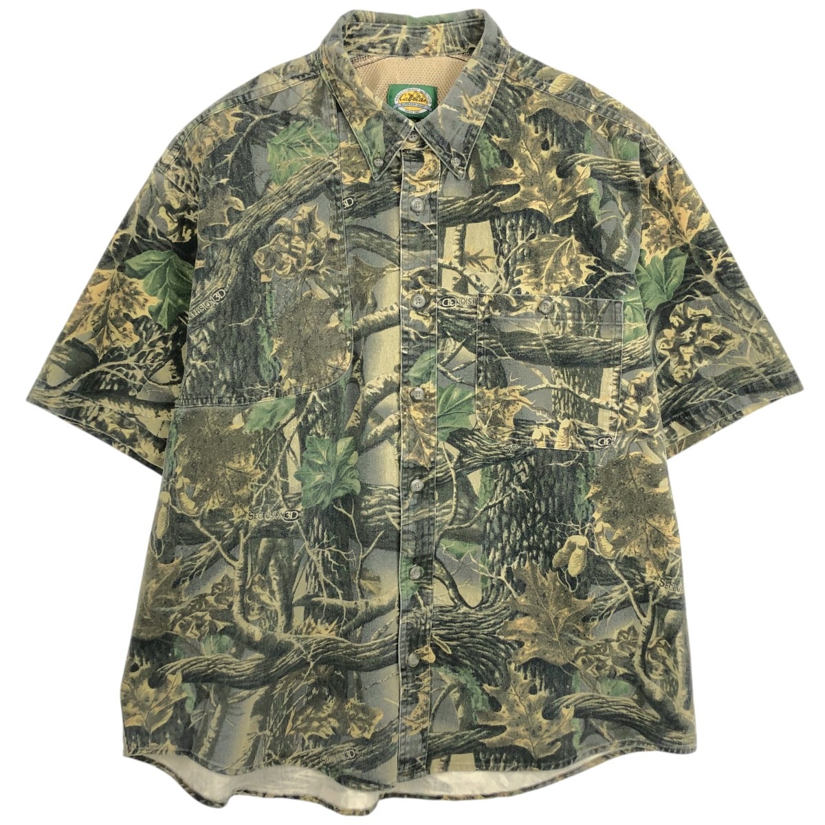 Cabelas/カベラス 半袖 ボタンダウンシャツ