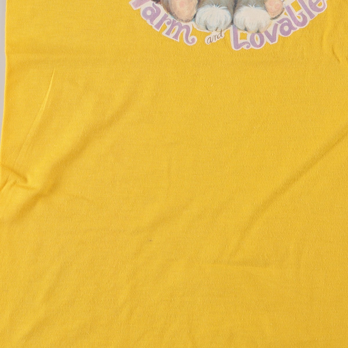 古着 ～90年代 BELTON Warm&Lovable 犬柄 キャラクタープリントTシャツ レディースL相当 ヴィンテージ /eaa670482 【中古】 【260829】
