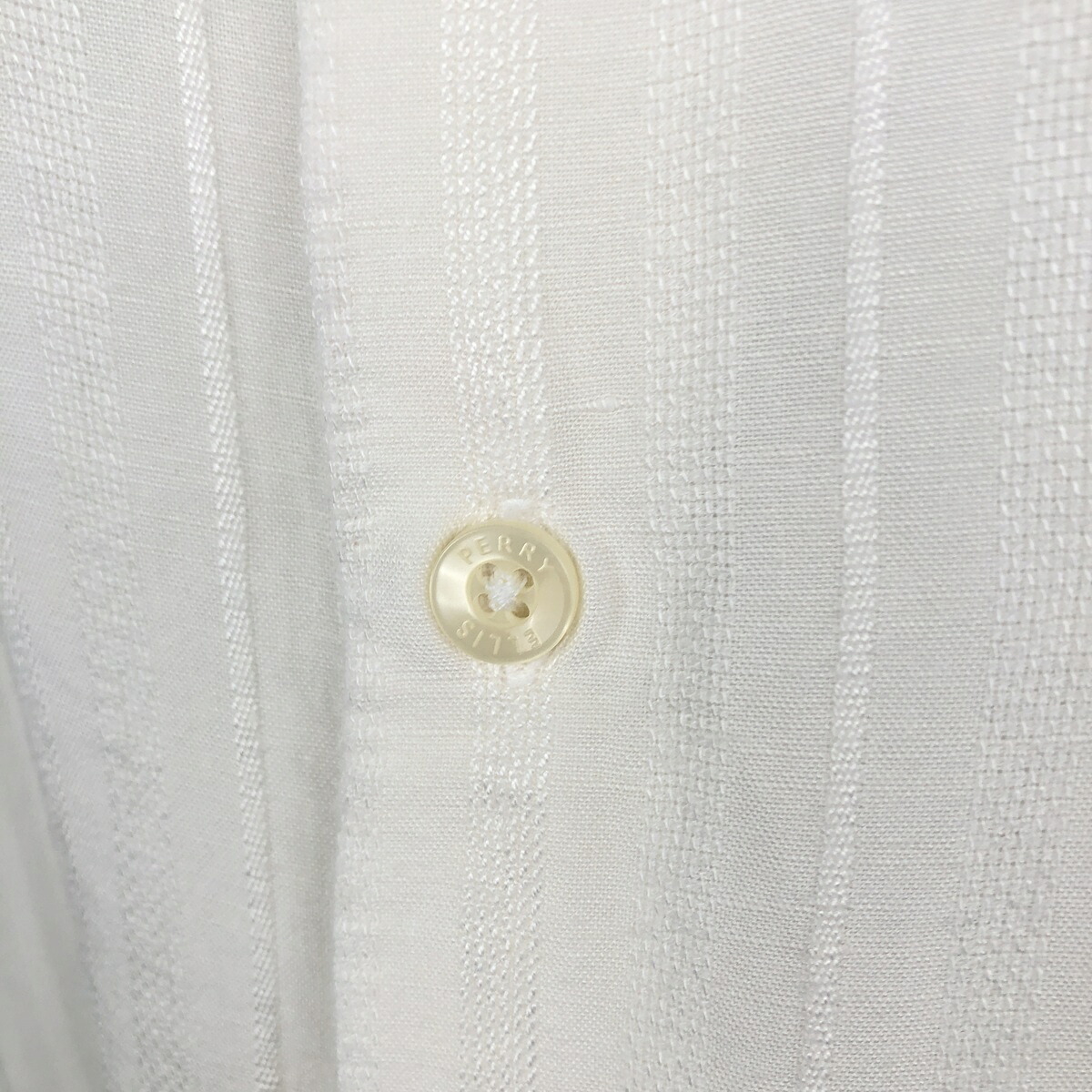 古着 ペリーエリス PERRY ELLIS マルチストライプ 半袖 リネン×レーヨンシャツ メンズL相当 /eaa670505 【中古】 【260825】