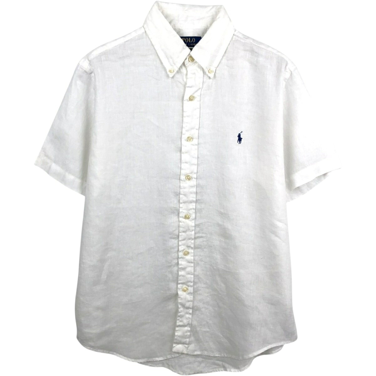 Ralph Lauren/ラルフローレン POLO RALPH LAUREN CLASSIC FIT 半袖 リネン ボタンダウンシャツ
