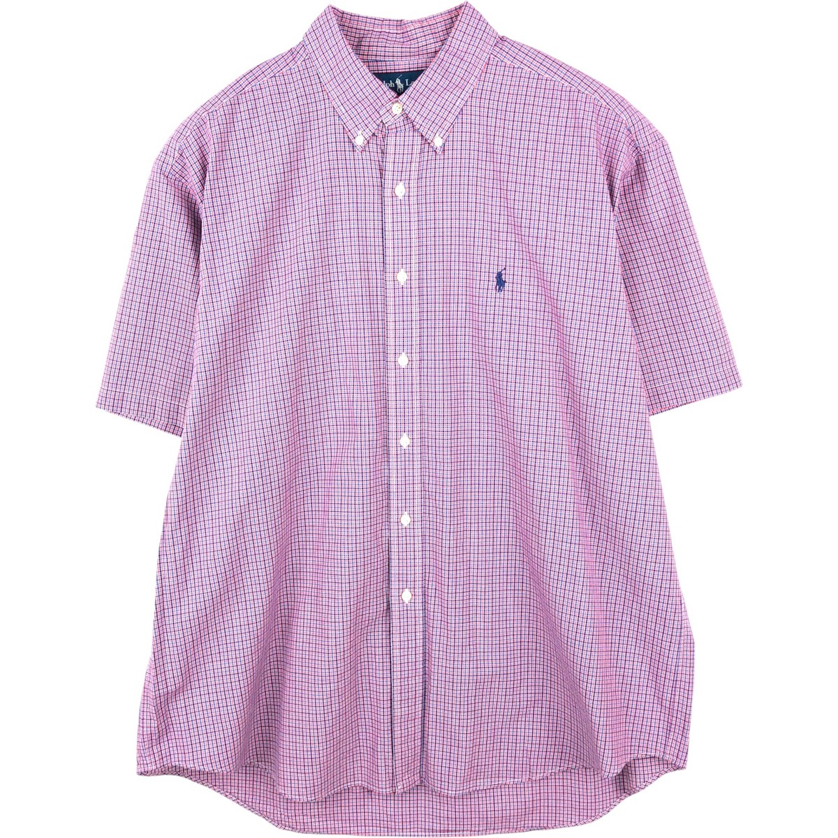 Ralph Lauren/ラルフローレン BLAKE 半袖 ボタンダウン チェックシャツ