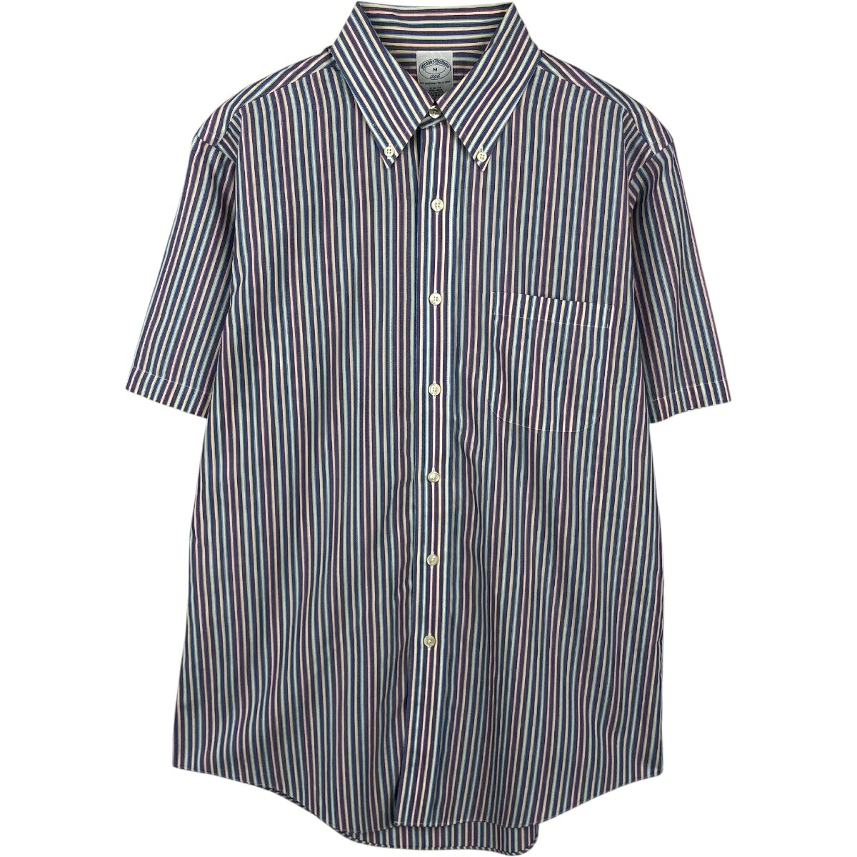Brooks Brothers/ブルックスブラザーズ 346 半袖 ボタンダウン ストライプシャツ