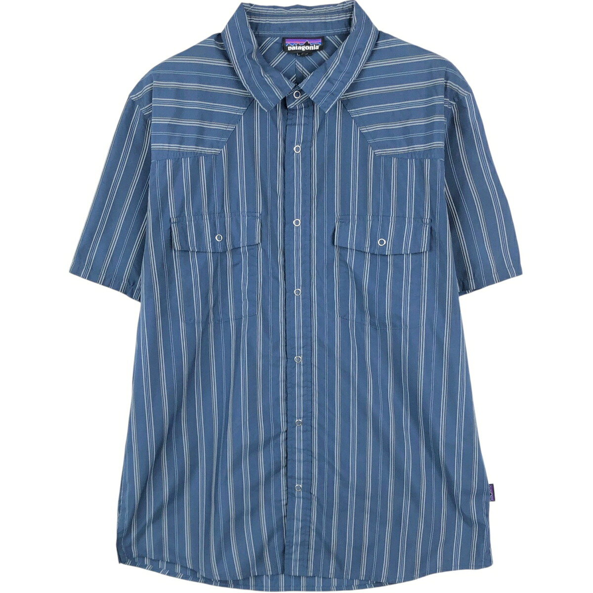 Patagonia/パタゴニア 54025SP20 バンディートシャツ 半袖 ストライプシャツ