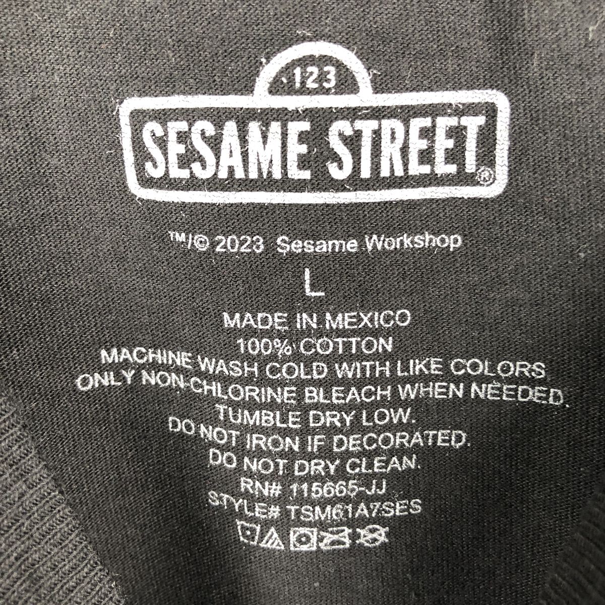 古着 SESAME STREET セサミストリート カウント伯爵 キャラクタープリントTシャツ メンズL相当 /eaa671640 【中古】 【260829】
