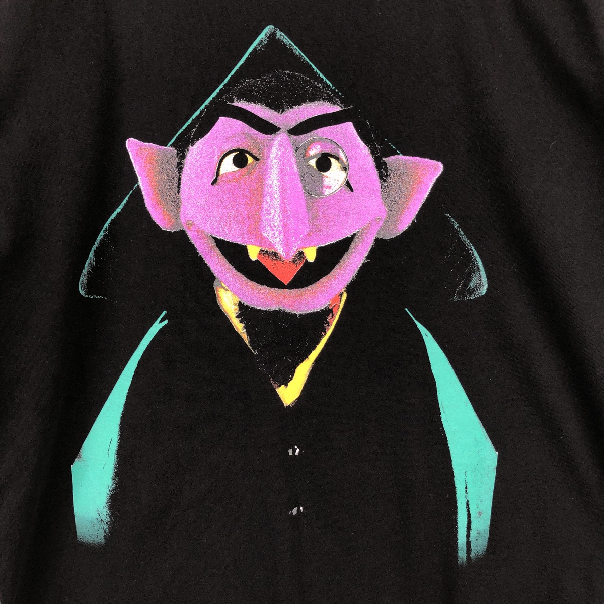 古着 SESAME STREET セサミストリート カウント伯爵 キャラクタープリントTシャツ メンズL相当 /eaa671640 【中古】 【260829】