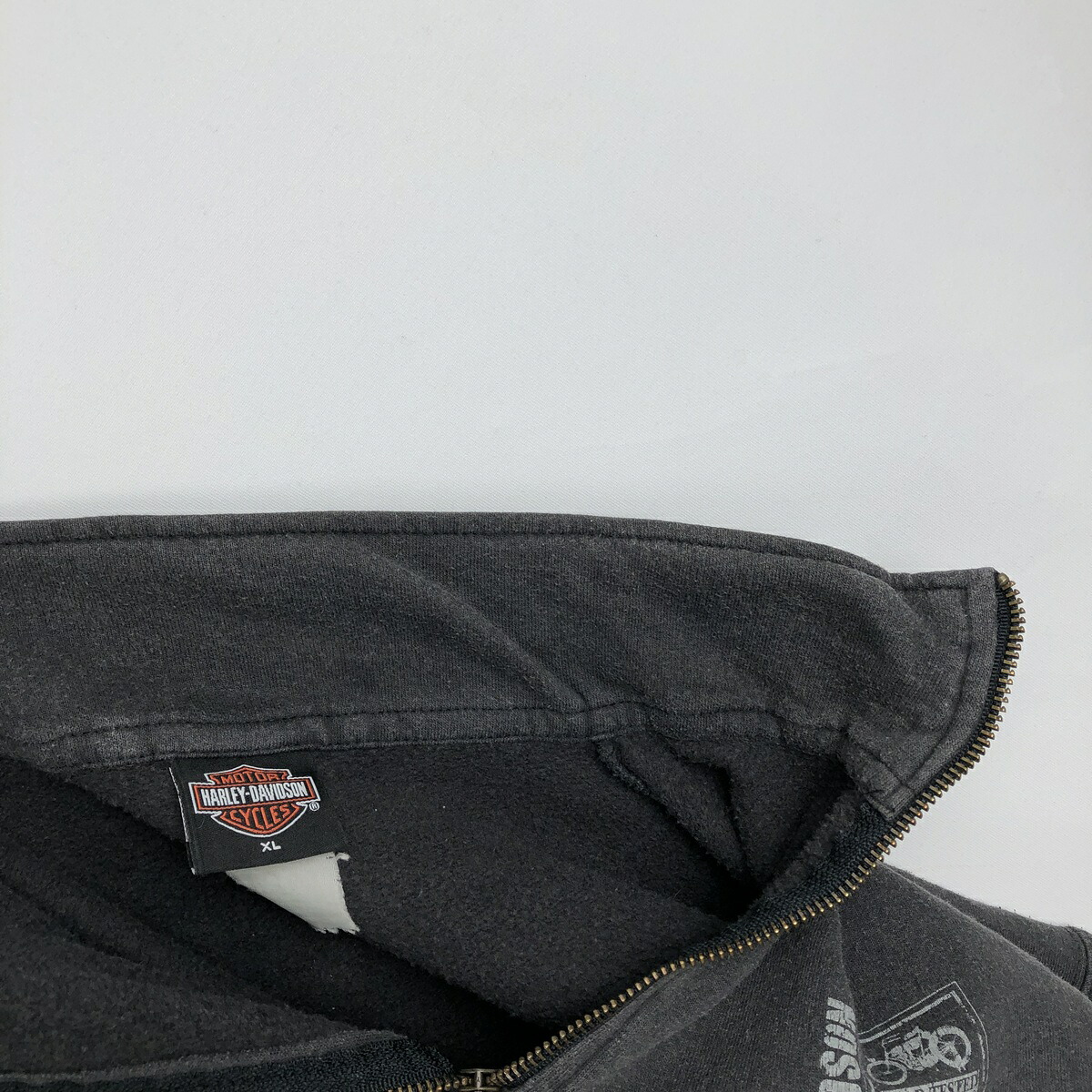 古着 00年代 ハーレーダビッドソン Harley-Davidson アドバタイジング ハーフジップスウェットシャツ トレーナー メンズXL相当 /eaa671726 【中古】 【260824】