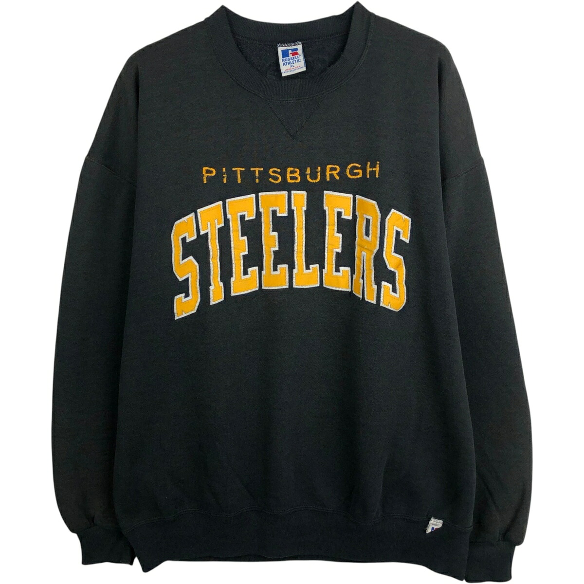 Russell/ラッセル NFL PITTSBURGH  STEELERS ピッツバーグスティーラーズ プリントスウェットシャツ トレーナー