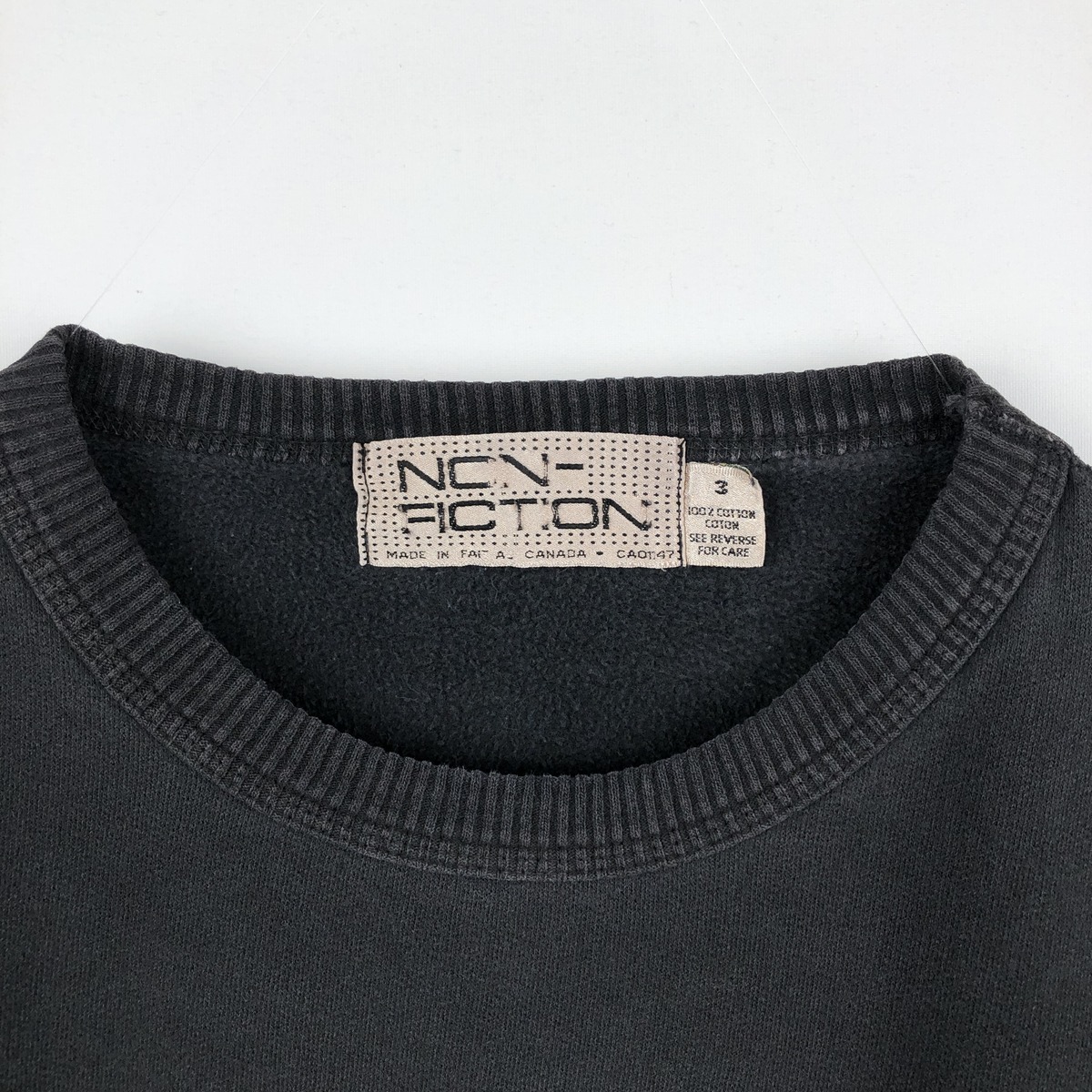 NON-FICTION プリントスウェットシャツ トレーナー