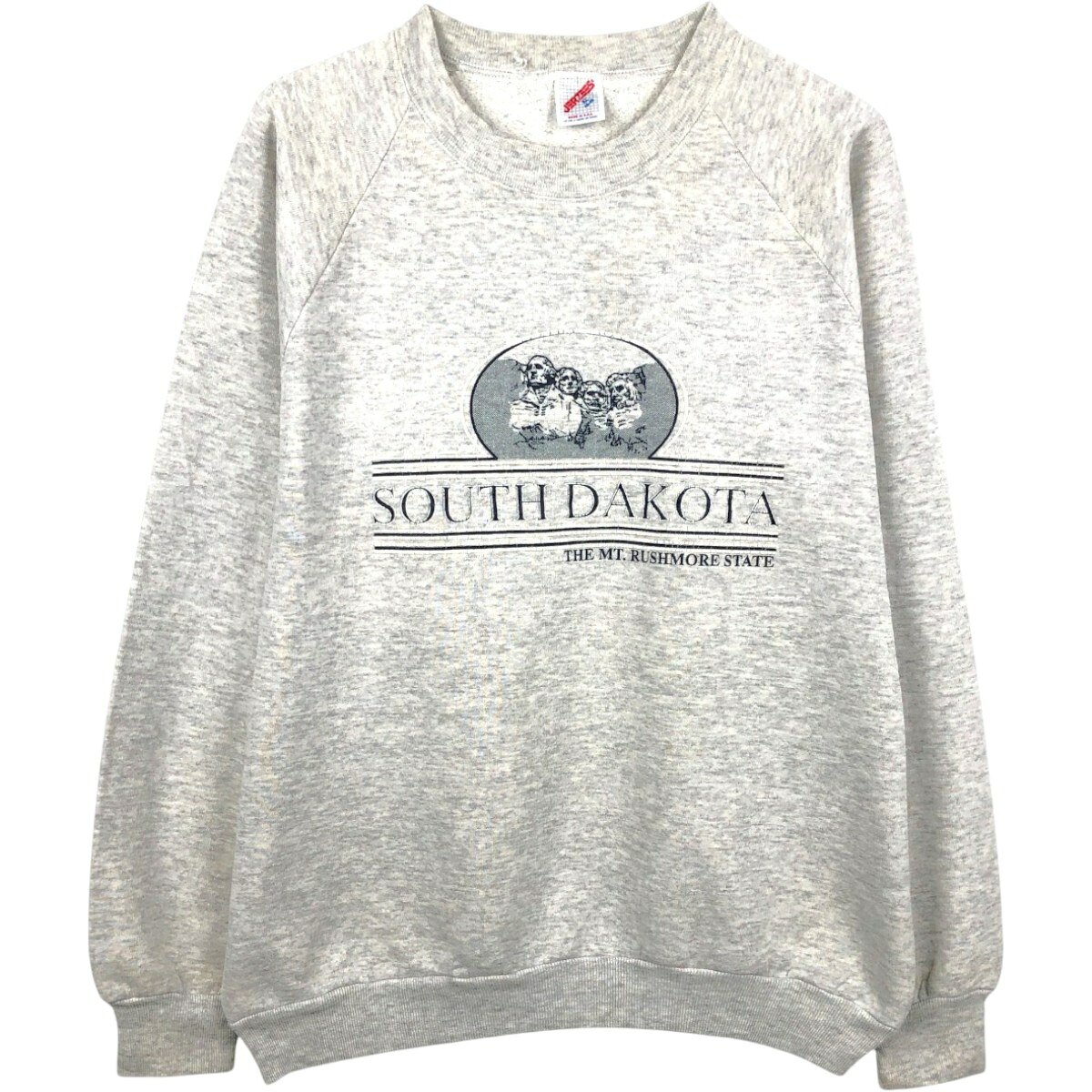 Jerzees/ジャージーズ SOUTH DAKOTA プリントスウェットシャツ トレーナー