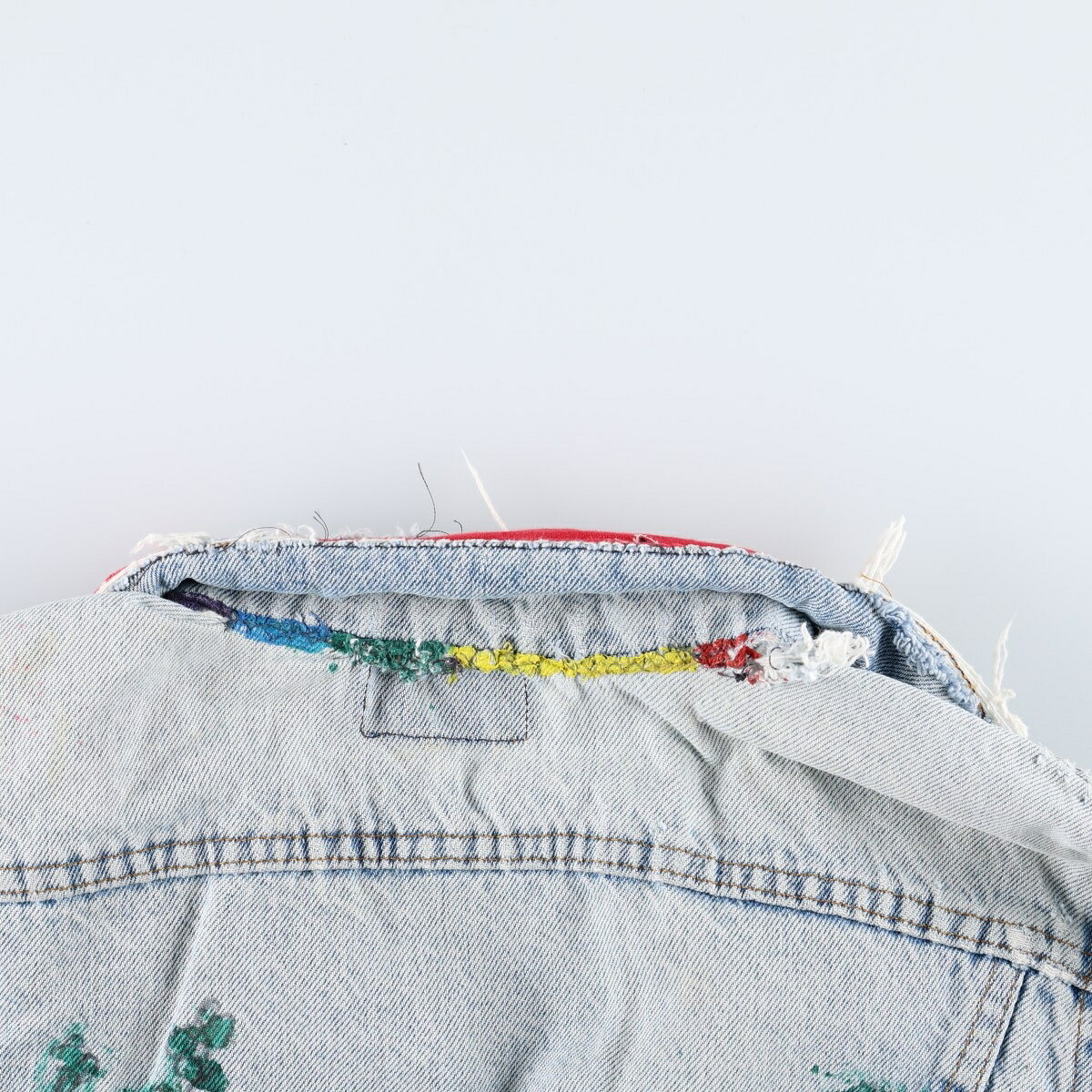 古着 ～90年代 リーバイス Levis ペイント デニムジャケット Gジャン USA製 レディースM相当 ヴィンテージ /eaa672342 【中古】 【260825】