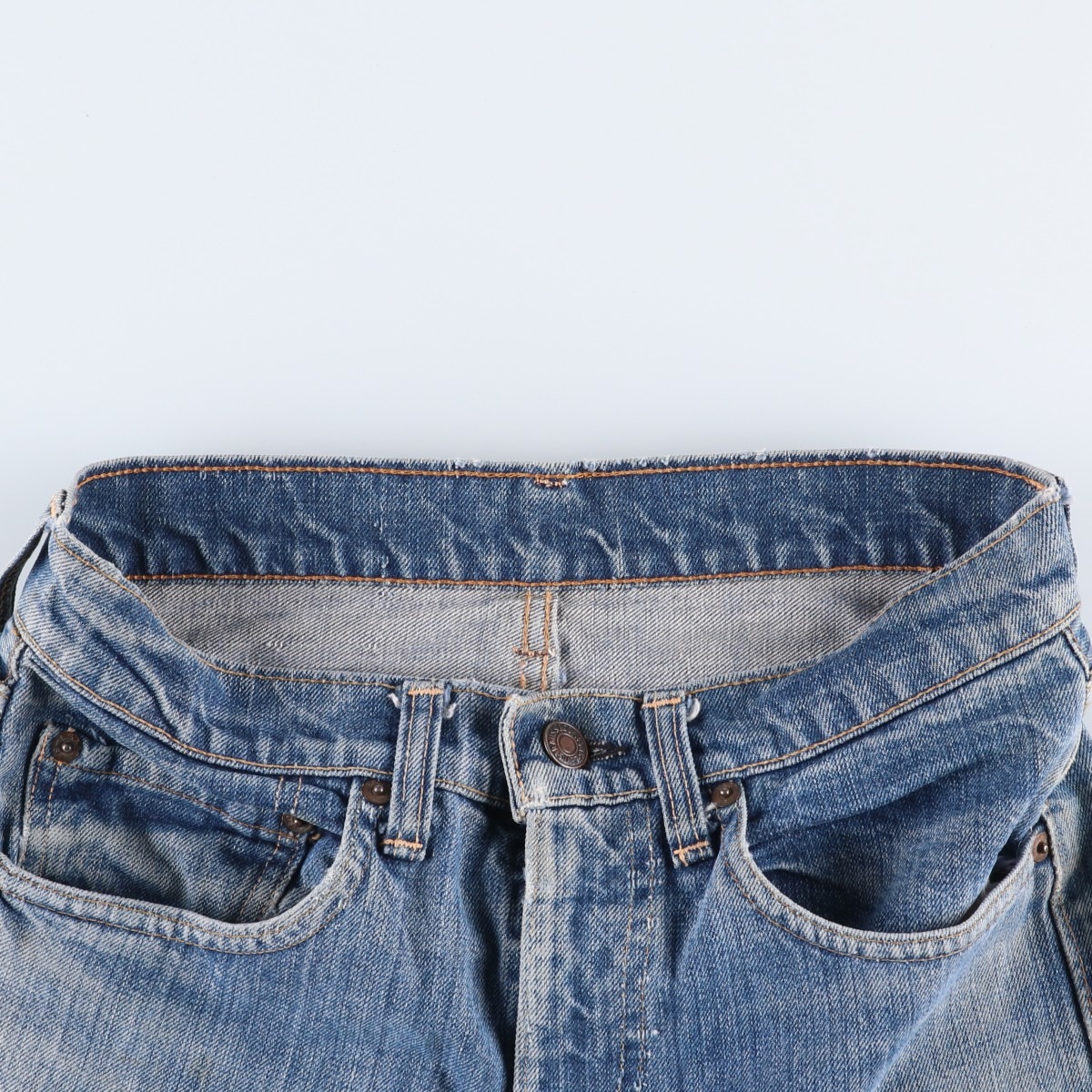 古着 60年代 リーバイス Levis 505 ビッグE BIG E 後期 テーパードデニムパンツ USA製 レディースL(w27)相当 ヴィンテージ /eva004205 【中古】 【260621】 【N2607】