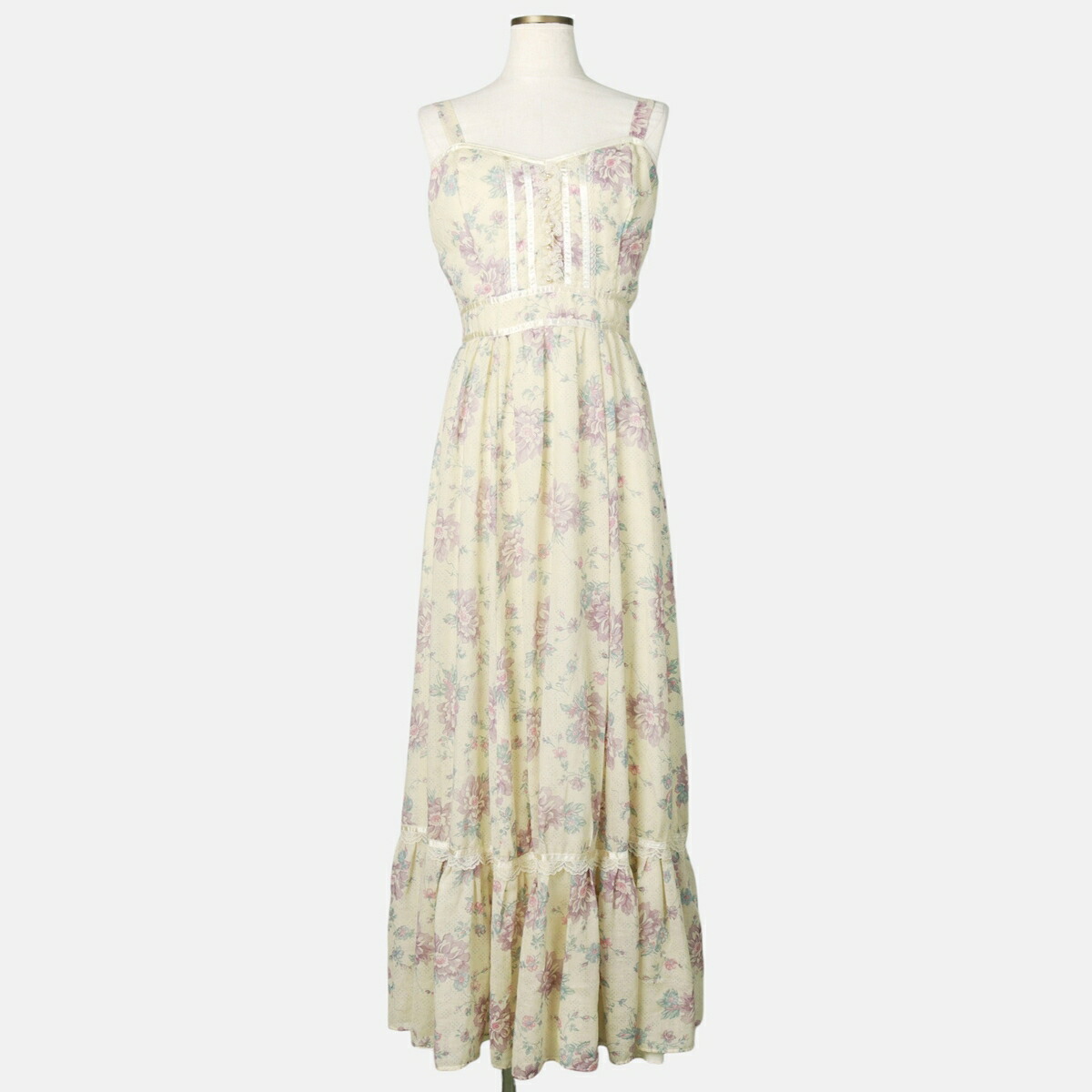 GUNNE SAX/ガンネサックス ノースリーブ フレアワンピース