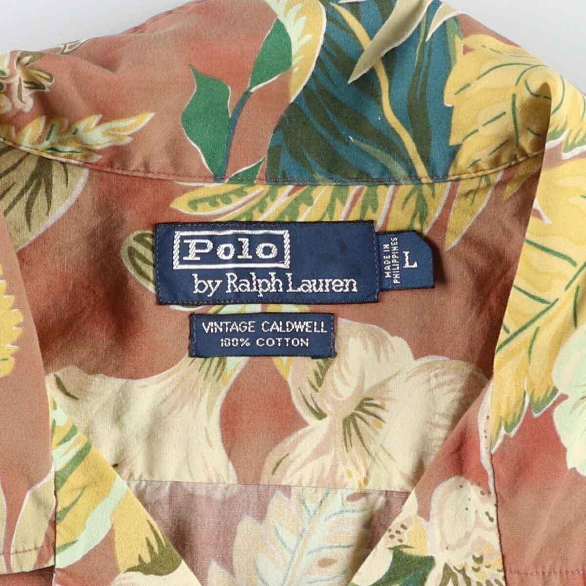 Ralph Lauren/ラルフローレン POLO by Ralph Lauren VINTAGE CALDWELL ハワイアンアロハシャツ