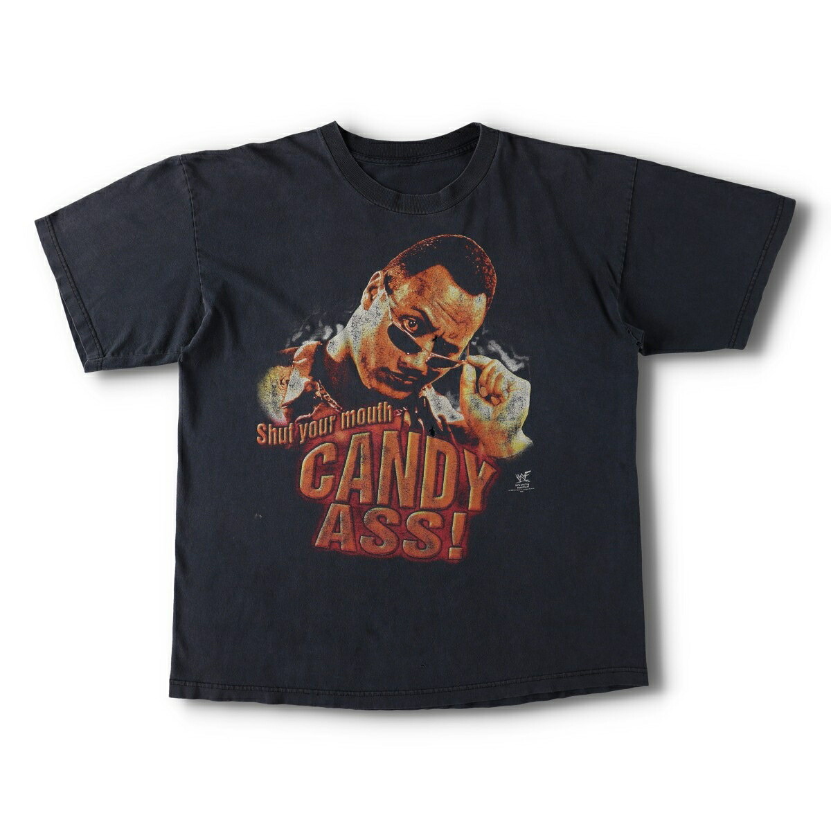 WWF The Rock ザロック スポーツプリントTシャツ