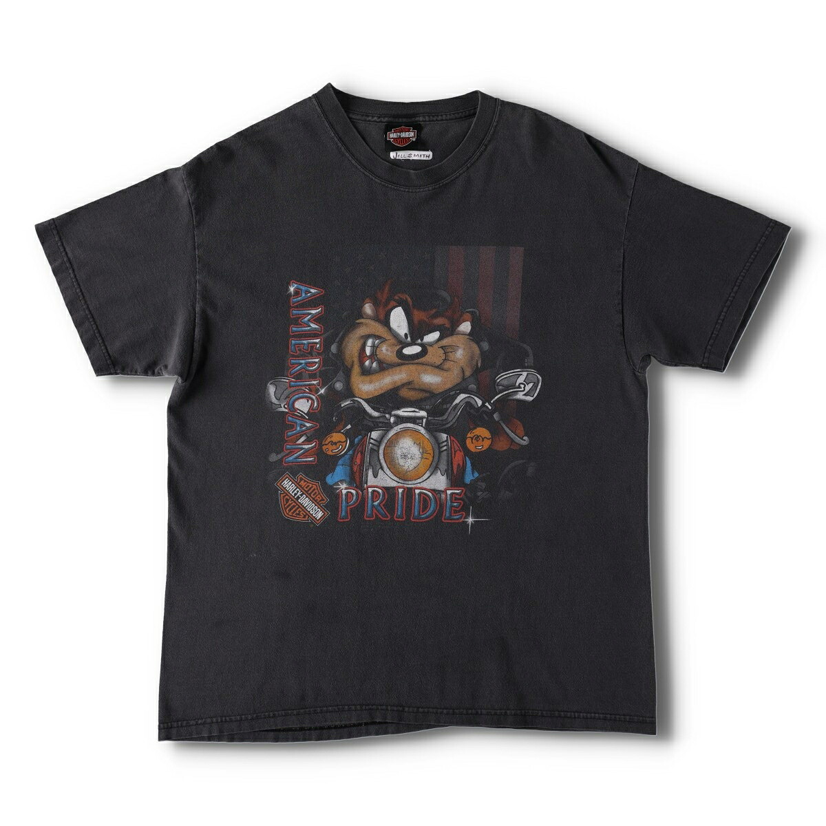 Harley-Davidson/ハーレーダビッドソン LOONEY TUNES ルーニーテューンズ タズマニアンデビル モーターサイクル バイクTシャツ