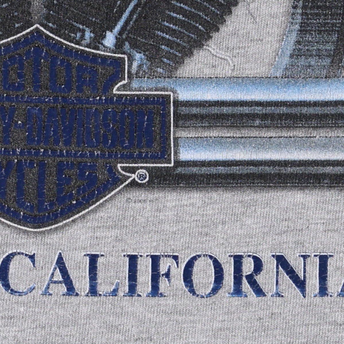 古着 ビッグサイズ 00年代 ハーレーダビッドソン Harley-Davidson エンジン モーターサイクル ファイヤーパターン ロングTシャツ ロンT メンズXXXL相当 /evb035623 【中古】 【260807】 【V2608】