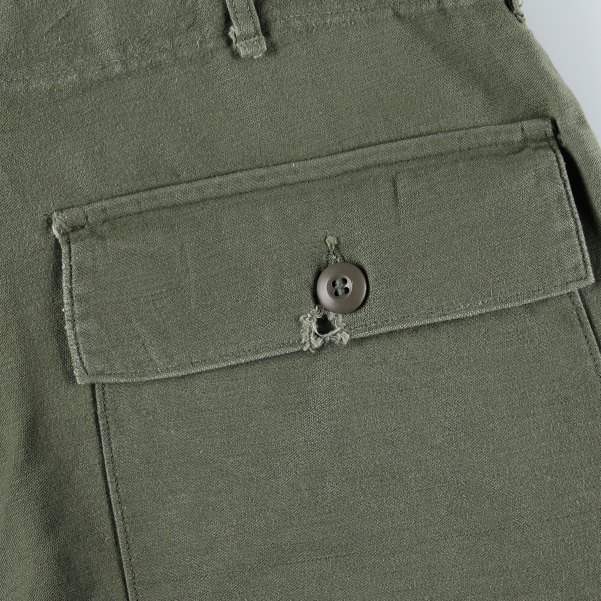 古着 70年代 米軍実品 ミリタリー ベイカーパンツ USA製 36×31 メンズw34相当 ヴィンテージ /evb035652 【中古】 【260807】 【V2608】