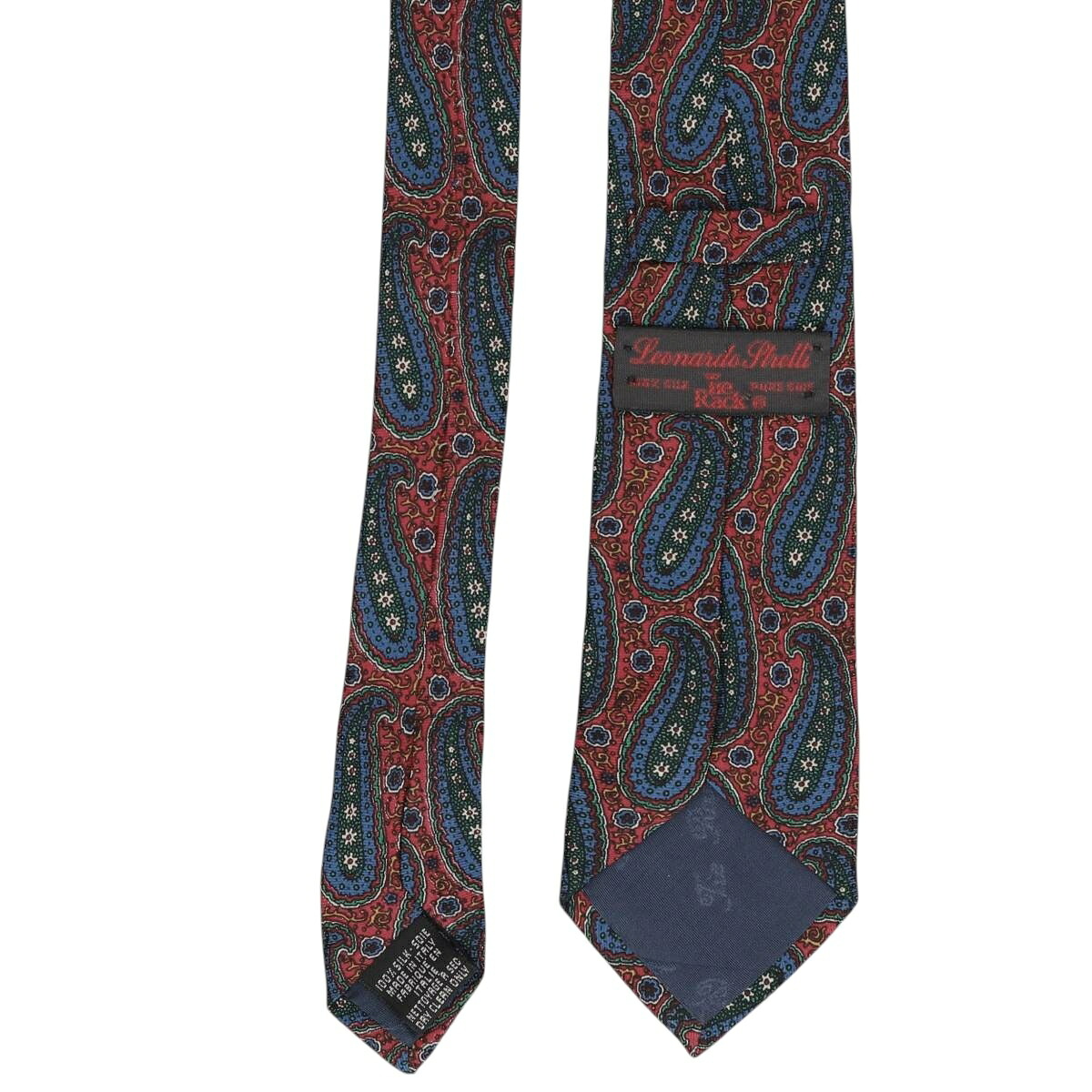 古着 タイラック Tie Rack Leonardo Strelli レオナルド ストレリ ペイズリー柄 ネクタイ イタリア製 /gaa008117 【中古】 【260803】