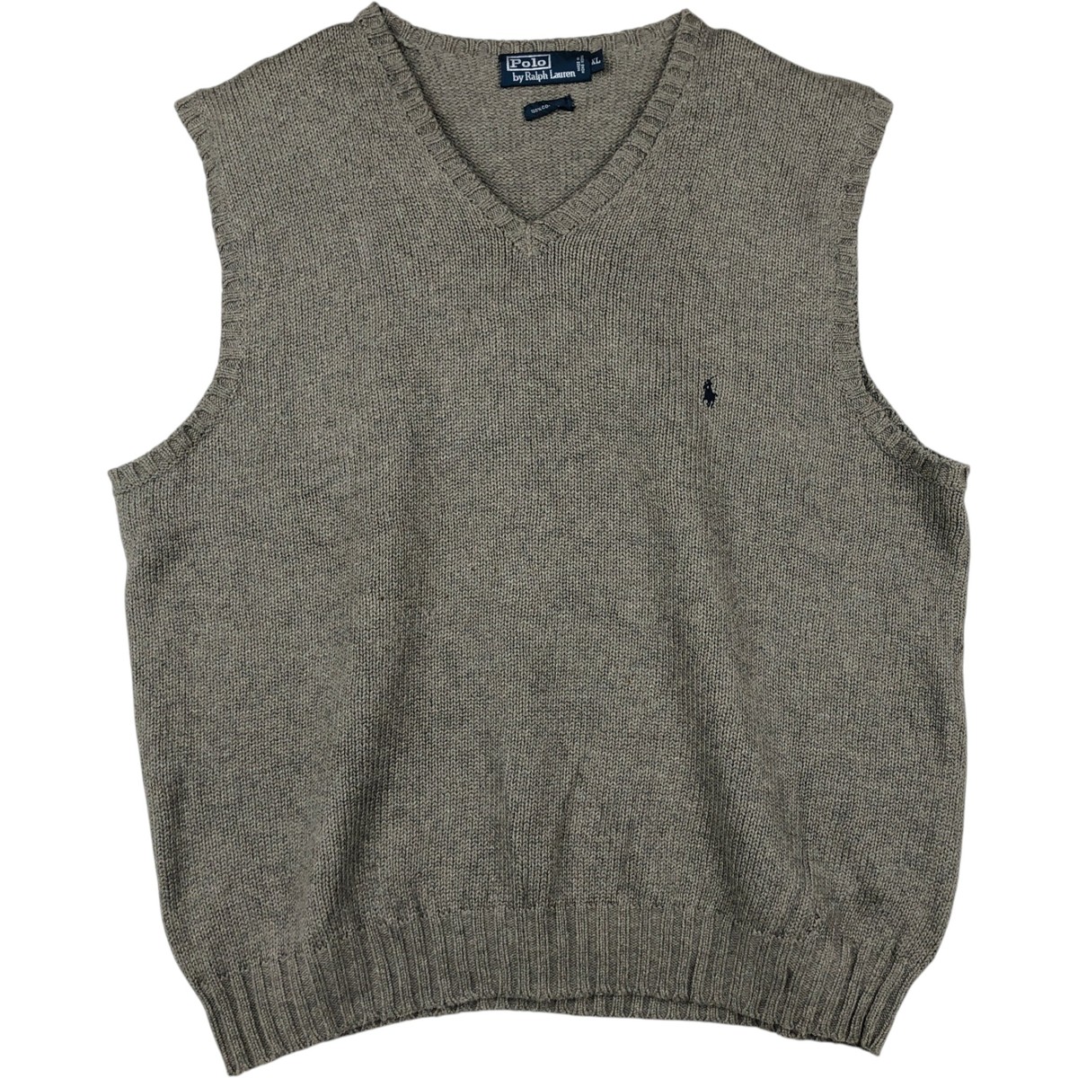 Ralph Lauren/ラルフローレン POLO by Ralph Lauren Vネック コットンニットベスト