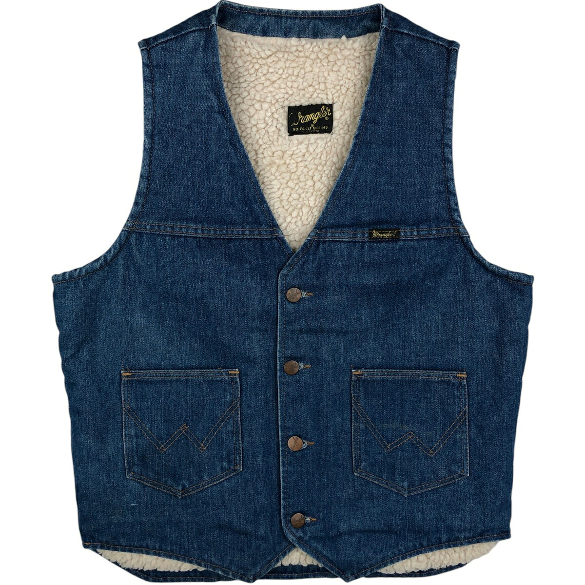 Wrangler/ラングラー NO-FAULT DENIMS デニムボアベスト