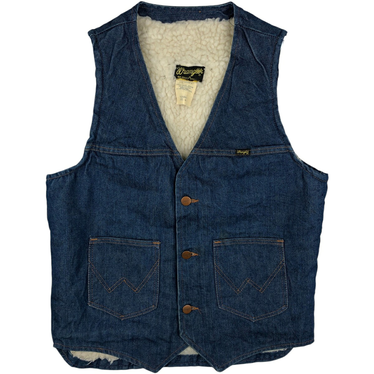Wrangler/ラングラー NO-FAULT DENIMS デニムボアベスト