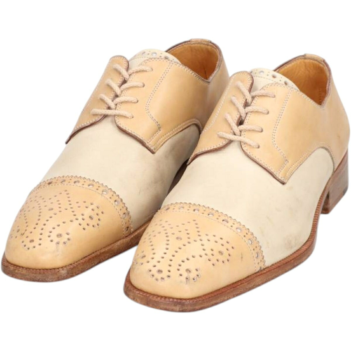 BRUGNOLI ストレートチップシューズ